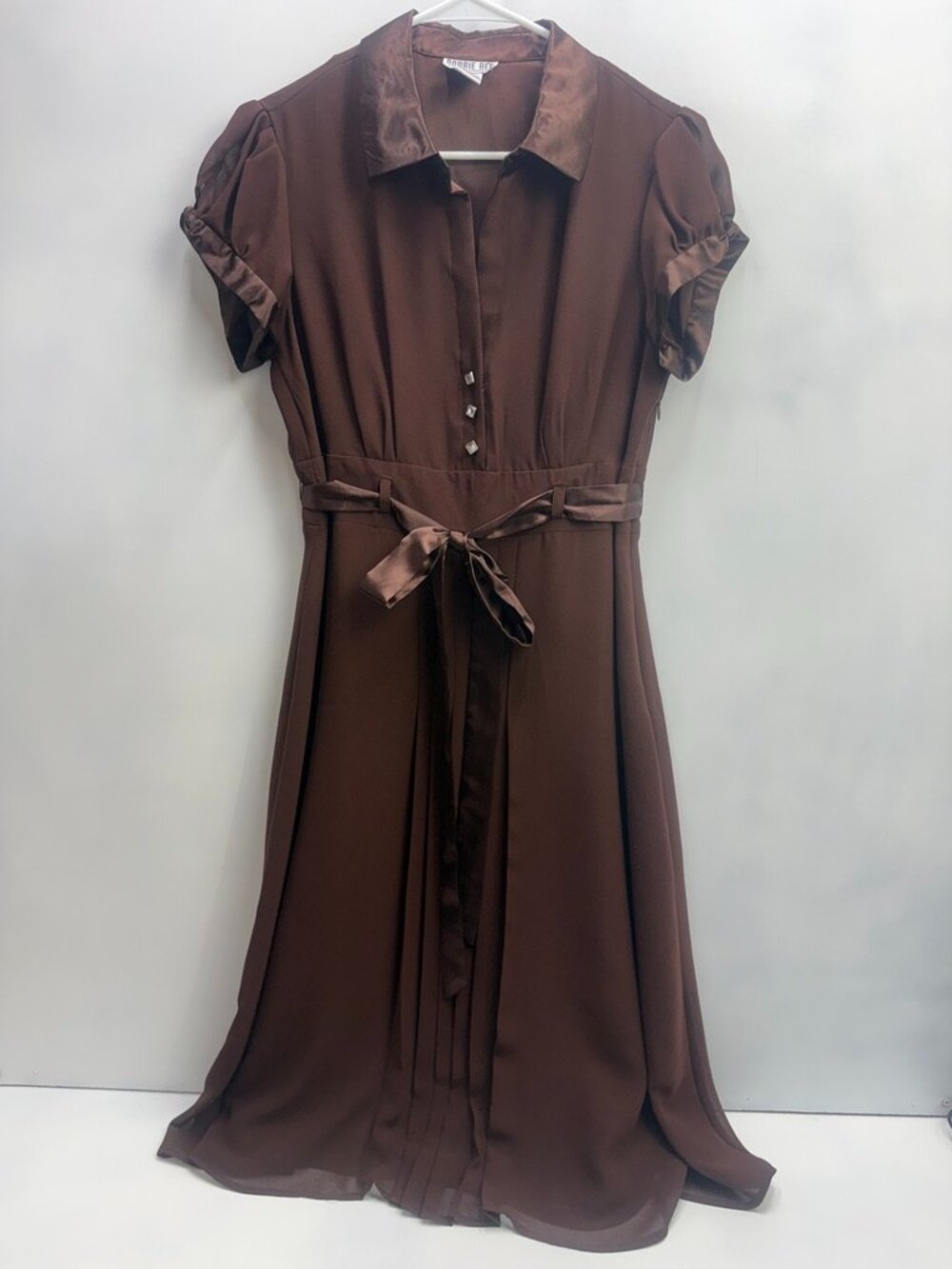 VINTAGE Robbie Bee Chocolate Brown Dress Size 10